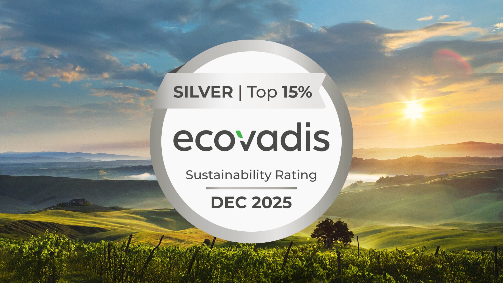 Médaille d&rsquo;argent EcoVadis