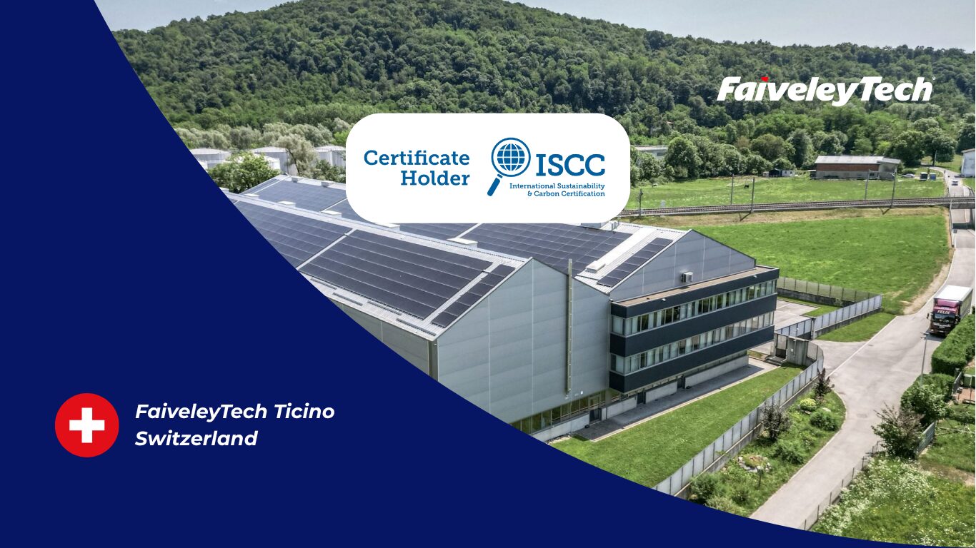 FaiveleyTech Ticino est désormais certifié ISCC Plus